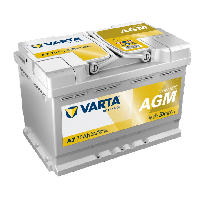 VARTA AGM L3 (LN3対応) 570901076 A7