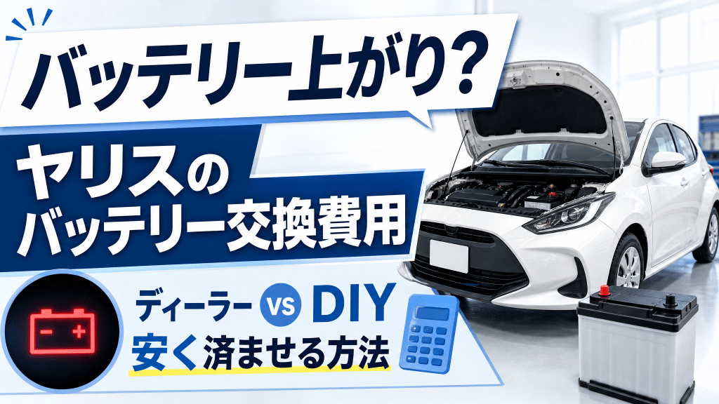 ヤリスのバッテリー交換費用